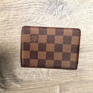 Louis Vuitton Damier Ebene ID Card Holder Wallet